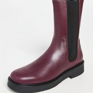 STAUD red Palomino Chelsea Boots Size 40